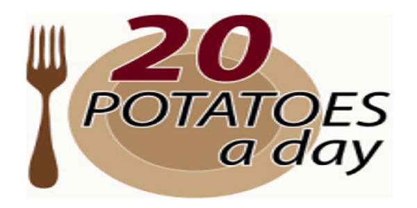  20 potatoes a day