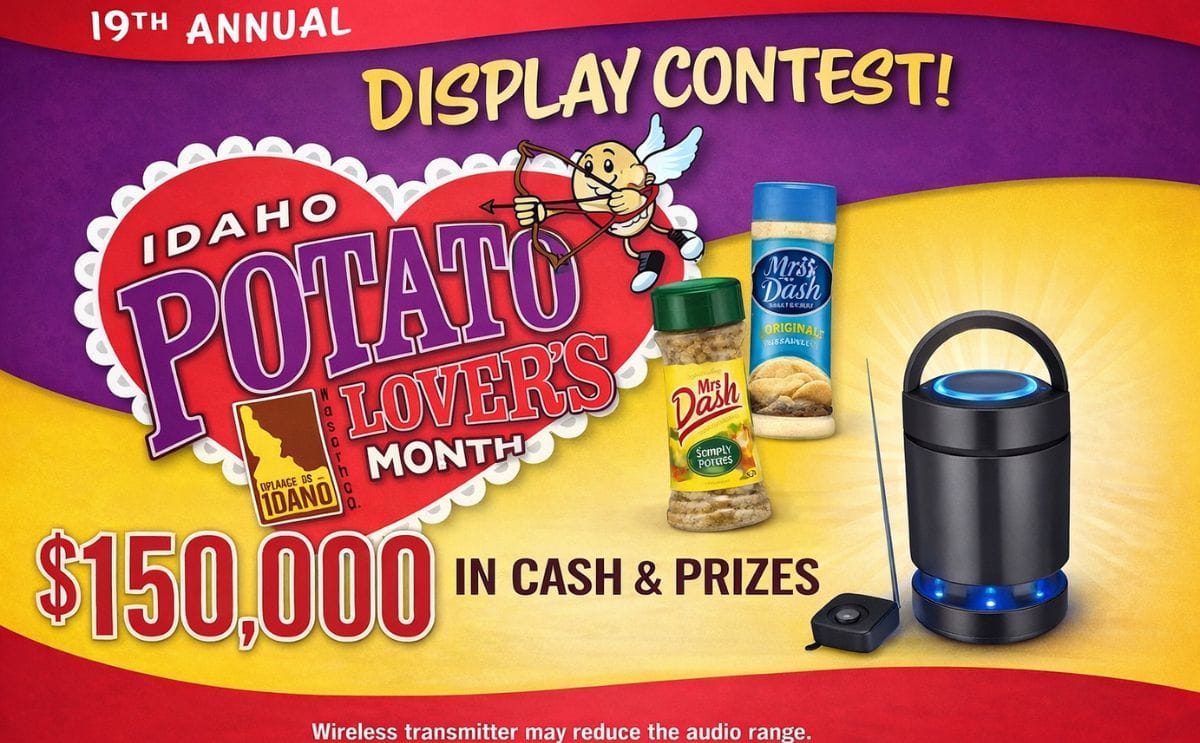 Potato Lovers Month retail display contest Potato Lovers Month retail display contest