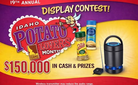 Utah Grocer Attempts to Build World's Largest Idaho® Potato Display Utah Grocer Attempts to Build World's Largest Idaho® Potato Display