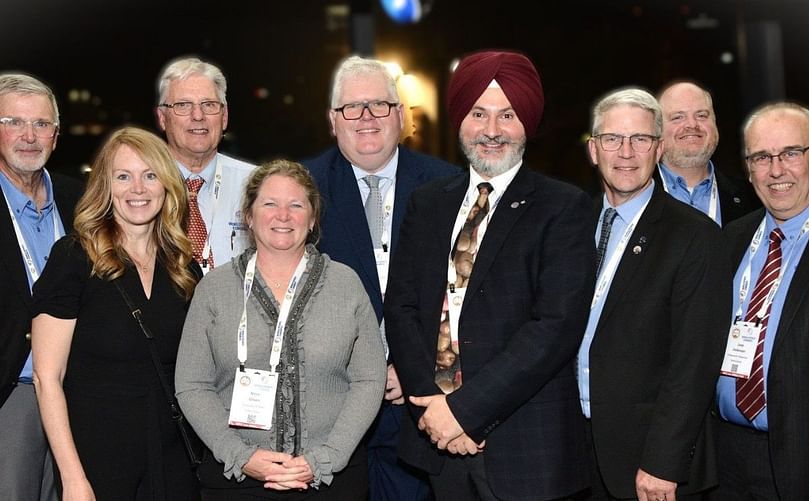 2024 WPC Board of Directors attending the Australia Congress. Back left to right: Director Brian Douglas, President Dr. Peter VanderZaag, Board Secretary, Dr. Nigel Crump, Director Bret Nedrow, Front left to right: Executive Director Ellen Kouwenberg, Vice President Nora Olsen, Director Jang Bahadur Singh Sangha, Treasurer Greg Donald, Director Jaap Delleman. Missing from Photo, Directors Blair Richardson and Dr. André Devaux