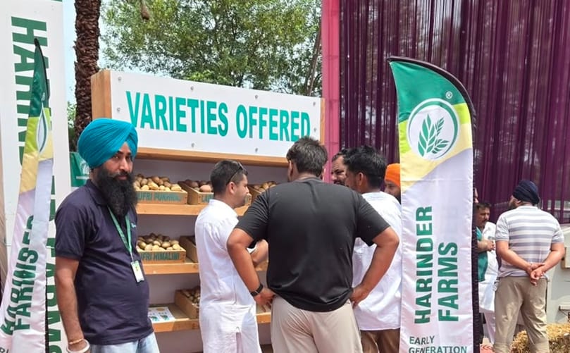 Harinder Farms showcased its seed potato varieties at the 2nd Punjab Potato Growers Kissan Mela, engaging with farmers on variety selection, crop care, agronomy and market requirements
