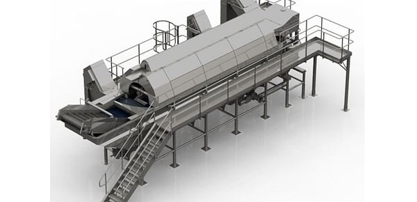 Flo-Mech Flo-Wash® submerged barrel washing system ensures a clean product, ready for further processing.