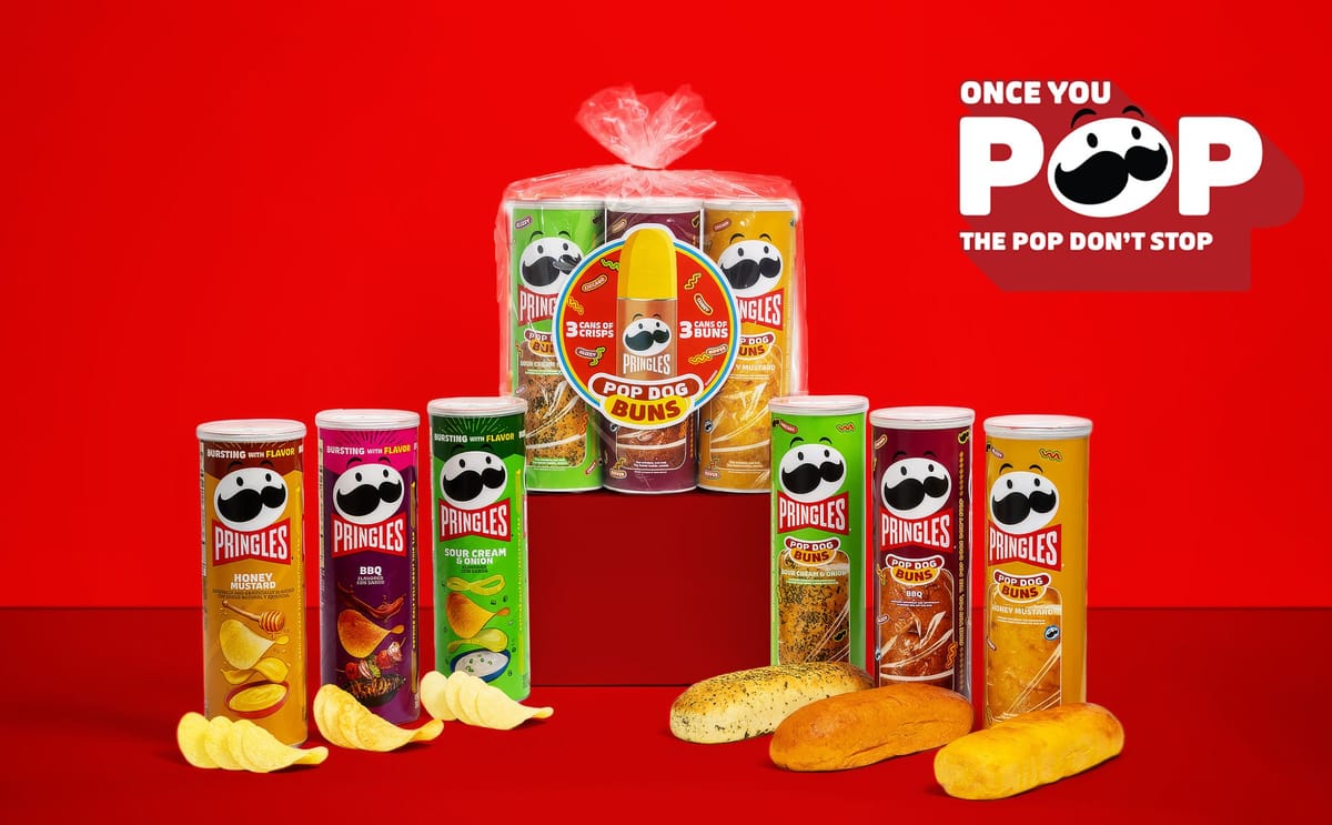 Turning the bun into the top dog with limited-edition potato-based buns in three delicious Pringles flavors: Sour Cream & Onion, BBQ and Honey Mustard Turning the bun into the top dog with limited-edition potato-based buns in three delicious Pringles flavors: Sour Cream & Onion, BBQ and Honey Mustard