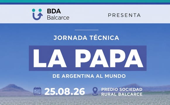 El Banco de Alimentos Balcarce organizará la jornada técnica "La Papa – De Argentina al Mundo" el 25 de agosto de 2026 para reunir al sector papero argentino.