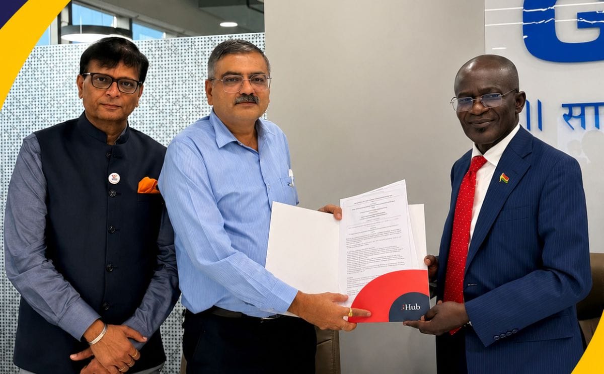 Representatives of Natural Storage Solutions Pvt. Ltd. and the Republic of Ghana mark the signing of a Memorandum of Understanding during the Bharat–Ghana Shark Connect initiative. Representatives of Natural Storage Solutions Pvt. Ltd. and the Republic of Ghana mark the signing of a Memorandum of Understanding during the Bharat–Ghana Shark Connect initiative.