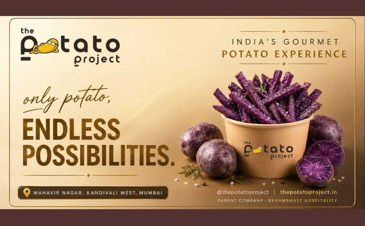 The Potato Project will open its first flagship outlet in Mumbai, introducing a gourmet potato-focused QSR concept with plans to expand across India and internationally. The Potato Project will open its first flagship outlet in Mumbai, introducing a gourmet potato-focused QSR concept with plans to expand across India and internationally.