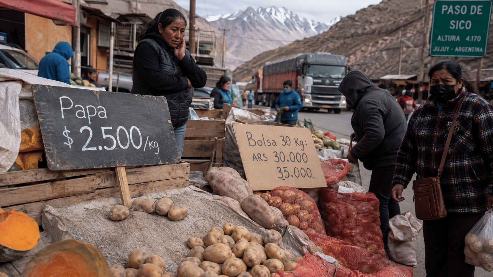 Precios de la papa se disparan en el norte