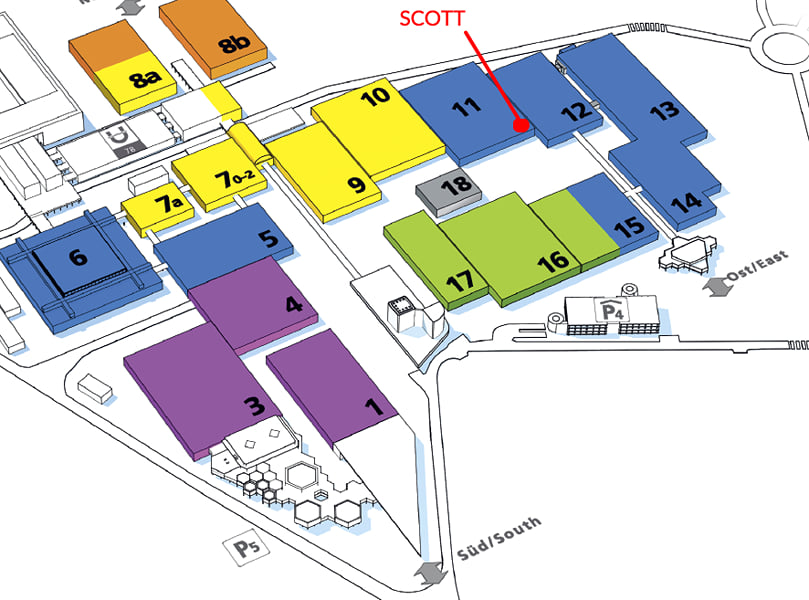 Scott's stand location at Interpack 2023 Scott's stand location at Interpack 2023