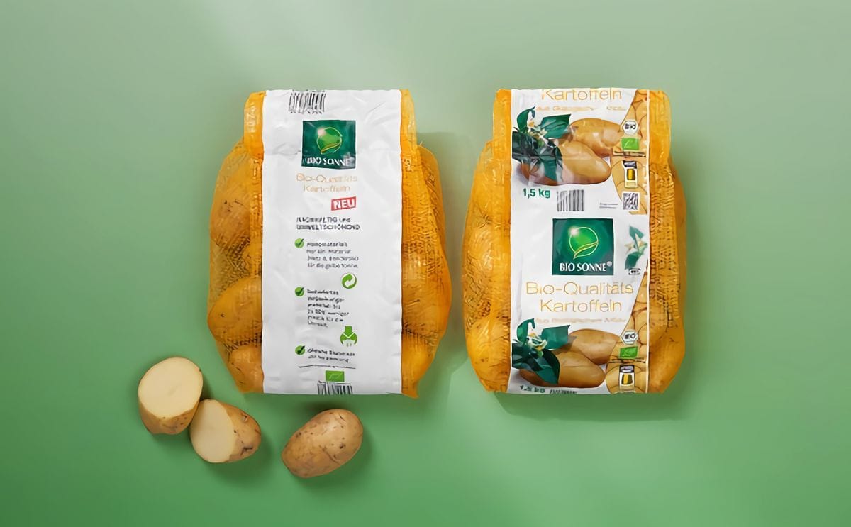 New (organic) potato nets from NORMA are saving some 630 tons of plastic per year 