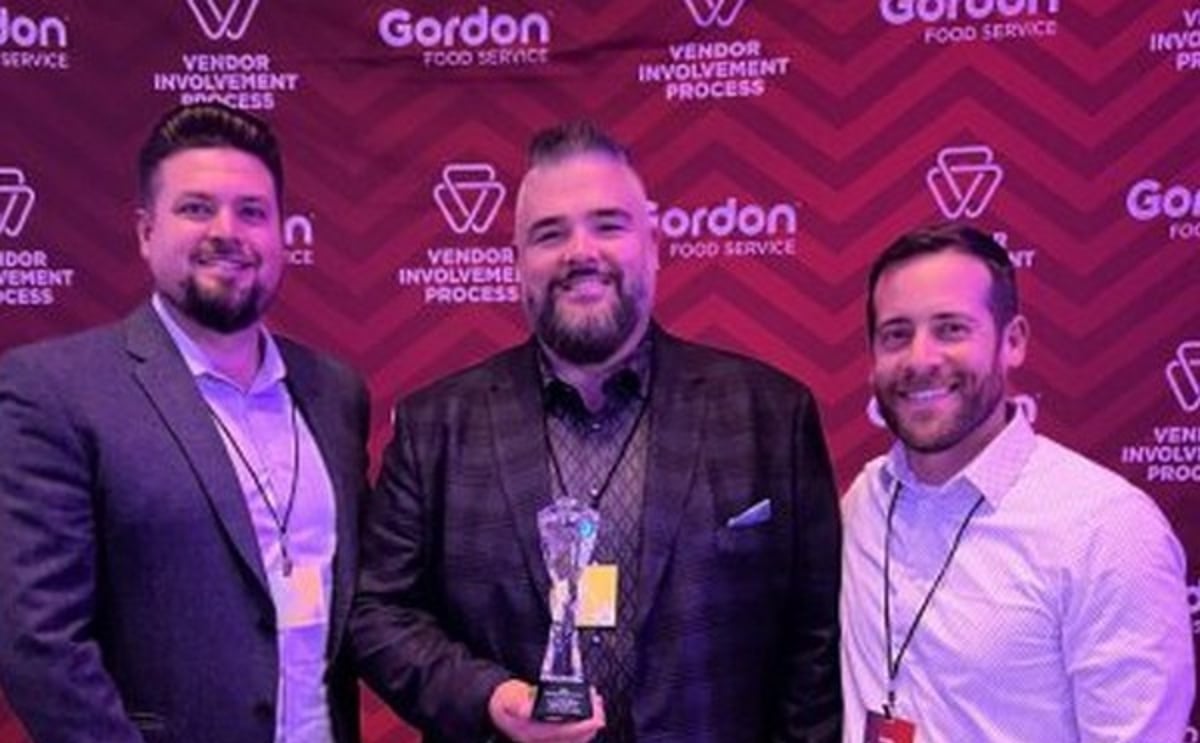 Peak of the Market accepts the 2025 Regional Supplier Partner Award from Gordon Food Service. Peak of the Market accepts the 2025 Regional Supplier Partner Award from Gordon Food Service.