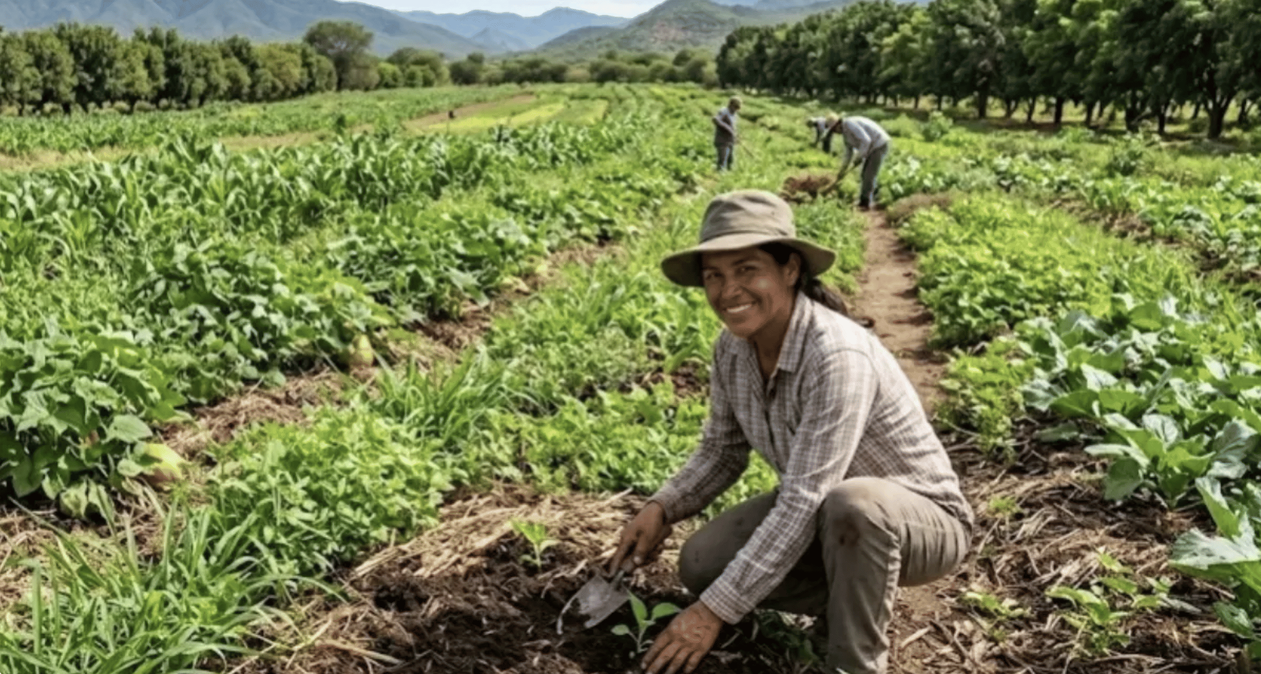 Agricultura regenerativa en México y reducción de uso de agroquímicos.