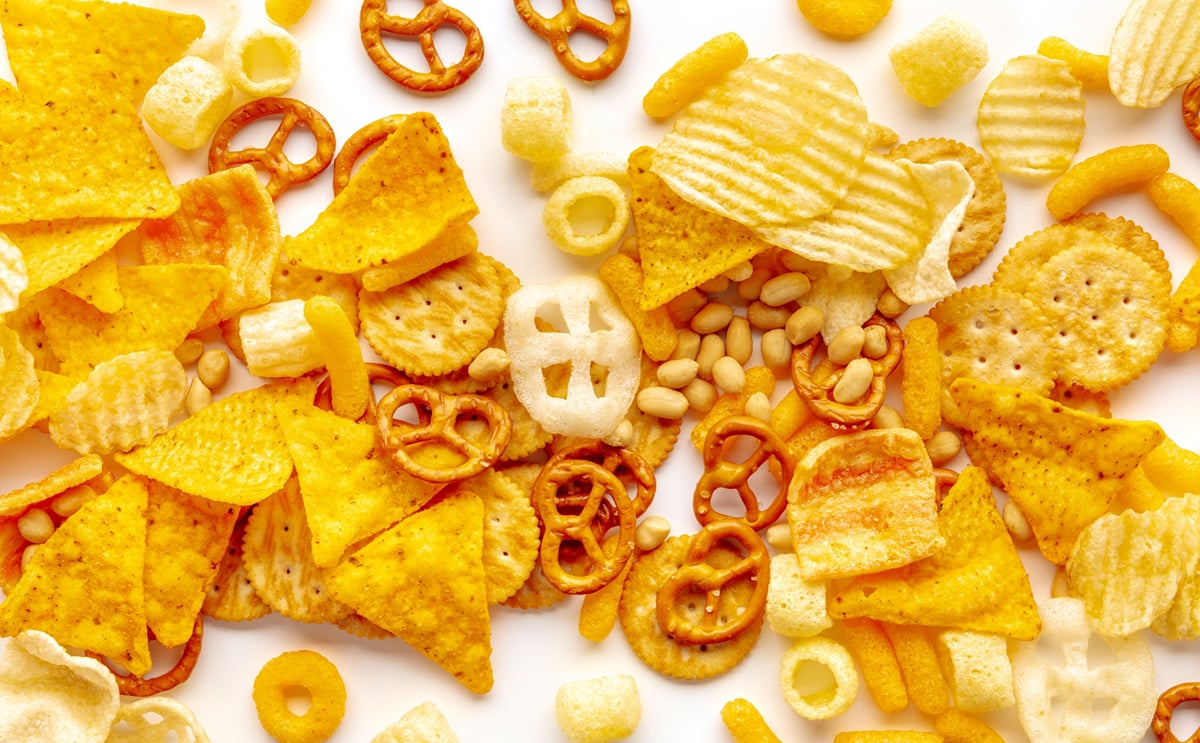 Savory snacks, including potato and tortilla chips Savory snacks, including potato and tortilla chips
