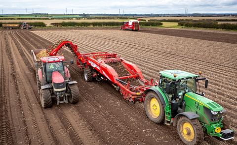 A variety of new agricultural machinery will be presented by GRIMME at this year's Potato Europe in Germany. A variety of new agricultural machinery will be presented by GRIMME at this year's Potato Europe in Germany.