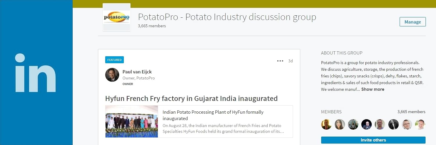 Connect with us PotatoPro on LinkedIn!