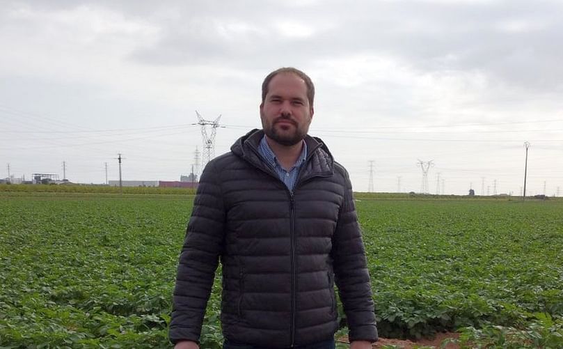 Adrián Bresó, miembro de Van Rijn Semillas. Adrián Bresó, miembro de Van Rijn Semillas.