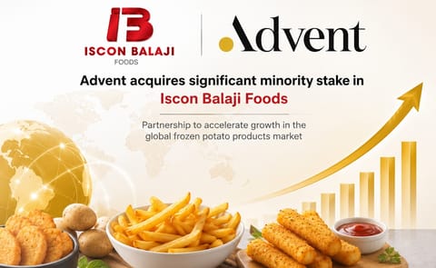Advent acquires significant minority stake in Iscon Balaji Foods Advent acquires significant minority stake in Iscon Balaji Foods