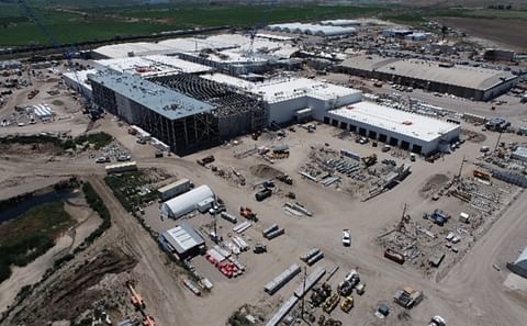 An aerial view of the USD 415 million expansion project currently under way at Lamb Weston’s American Falls facility