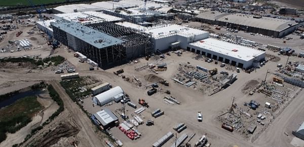 An aerial view of the USD 415 Million expansion project currently under way at Lamb Weston’s American Falls facility.