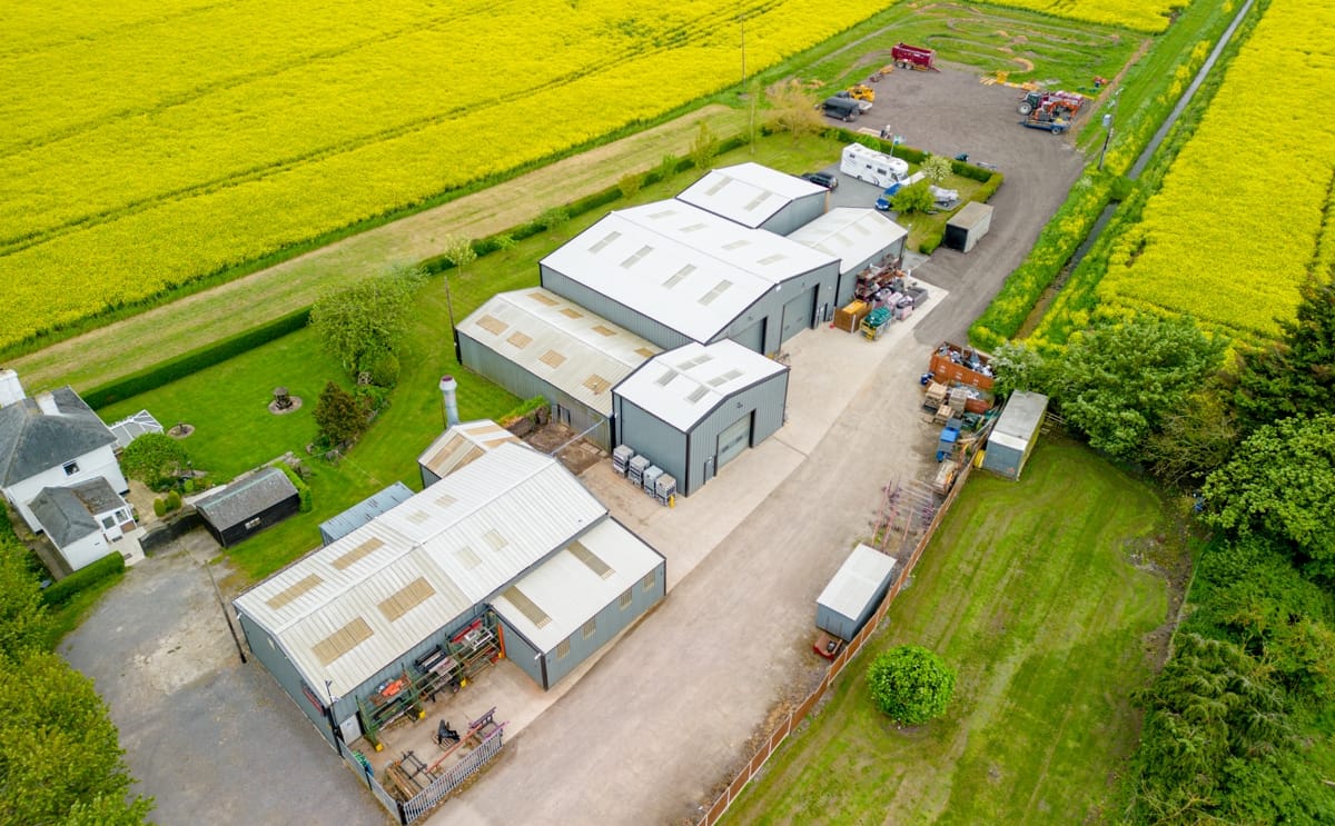 Aerial view of Scotts Precision Manufacturing site, where a new 600sqm logistics and assembly facility is planned to support future growth and expanded operations, due for completion in summer 2026. Aerial view of Scotts Precision Manufacturing site, where a new 600sqm logistics and assembly facility is planned to support future growth and expanded operations, due for completion in summer 2026.