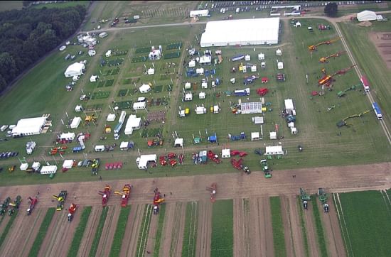 Aerial view of Potato Europe in Germany in 2010