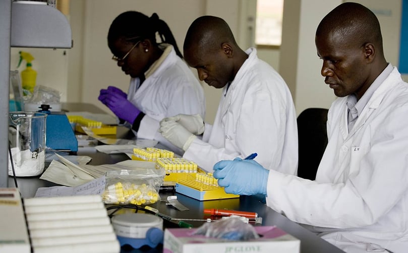 Scientists work in a laboratory at the International Livestock Research Institute in Nairobi, Kenya Scientists work in a laboratory at the International Livestock Research Institute in Nairobi, Kenya