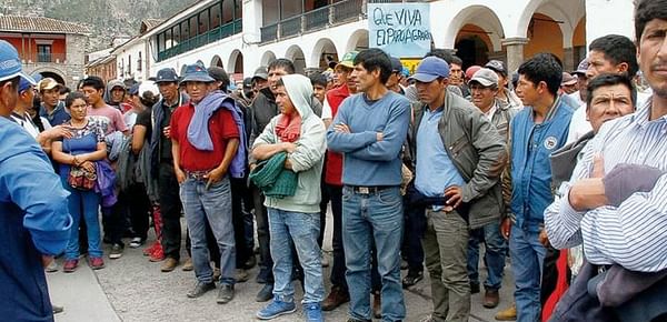 Agricultores en paro del Perú piden declarar el sector en emergencia