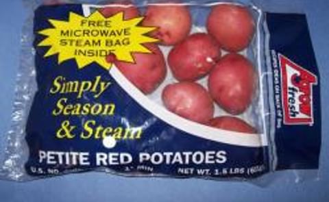 Steam bag lets consumers give potatoes a 'home-made' taste Steam bag lets consumers give potatoes a 'home-made' taste