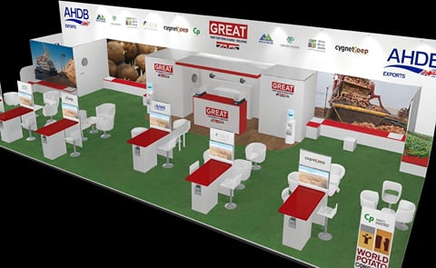 AHDB exports is present at Potato Europe 2017 with a large stand, with co-exhibitors Caithness Potato Export, Cygnet PEP, Cullen Allen, Greenvale Seed, James Hutton Limited and SASA AHDB exports is present at Potato Europe 2017 with a large stand, with co-exhibitors Caithness Potato Export, Cygnet PEP, Cullen Allen, Greenvale Seed, James Hutton Limited and SASA