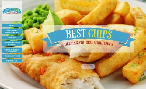 Screenshot of the homepage of the new resource for UK's Chip Shop sector at bestchips.co.uk Screenshot of the homepage of the new resource for UK's Chip Shop sector at bestchips.co.uk