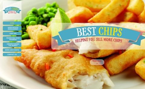 Screenshot of the homepage of the new resource for UK's Chip Shop sector at bestchips.co.uk Screenshot of the homepage of the new resource for UK's Chip Shop sector at bestchips.co.uk