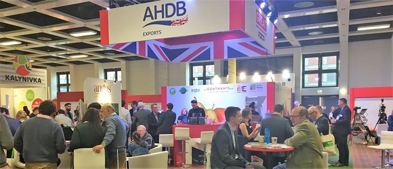 The AHDB will be hosting a British stand at Fruit Logistica in Berlin February 6 - 8. The AHDB will be hosting a British stand at Fruit Logistica in Berlin February 6 - 8.