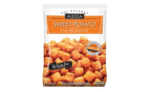 Alexia offers Sweet potato lovers a new way to enjoy this classic favorite: Sweet Potato Puffs Alexia offers Sweet potato lovers a new way to enjoy this classic favorite: Sweet Potato Puffs