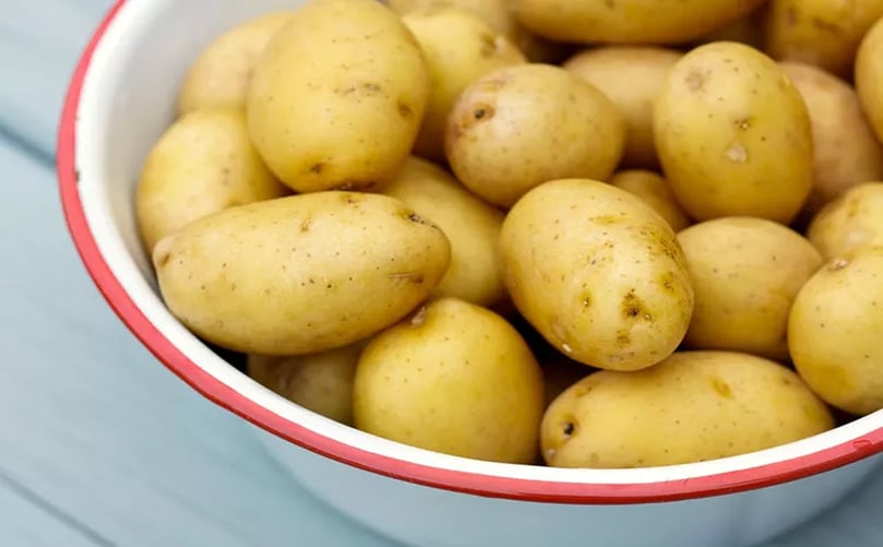 All-purpose potatoes offer the best of both worlds balancing starchiness and waxiness. With moderate starch content, a versatile texture and thin, edible skin, they adapt well to a wide range of cooking methods All-purpose potatoes offer the best of both worlds balancing starchiness and waxiness. With moderate starch content, a versatile texture and thin, edible skin, they adapt well to a wide range of cooking methods