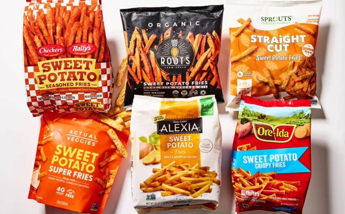 Six nationally available frozen sweet potato fry brands were compared in a blind taste test evaluating flavor, texture, and overall quality. Six nationally available frozen sweet potato fry brands were compared in a blind taste test evaluating flavor, texture, and overall quality.