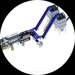 Potato Cleaning, Grading and Retail Packaging line