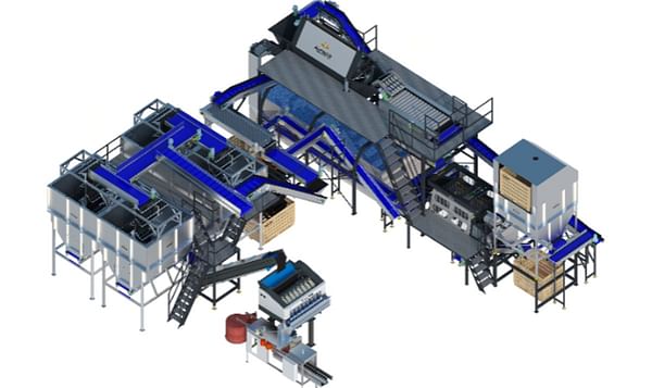 Allround Table Potato Washing and Grading line