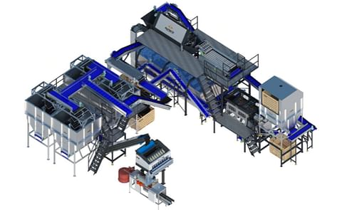 Allround Table Potato Washing and Grading line Allround Table Potato Washing and Grading line