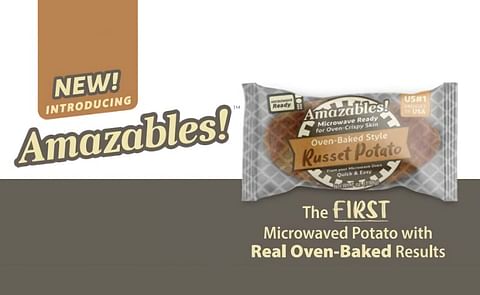 Fresh debut for the Amazables! Microwaveable potatoes. Fresh debut for the Amazables! Microwaveable potatoes.