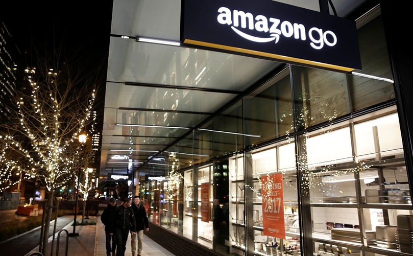 The Amazon Go promise: no lines, no checkout - just grab and go. Sensors and AI, combined with an app on your phone do all the work.Six Amazon Go shops have been opened so far The Amazon Go promise: no lines, no checkout - just grab and go. Sensors and AI, combined with an app on your phone do all the work.Six Amazon Go shops have been opened so far