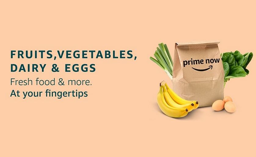 Right now, you can shop food with the Amazon Prime Now Grocery Shopping appin select pin codes across Bengaluru, Delhi-NCR, Mumbai & Hyderabad according to the Amazon India website. Online ordering of food from restaurants is said to follow before Septemb