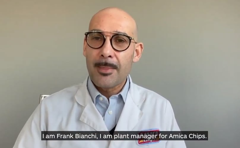 Testimonial of Franck Bianchi, plant manager at Amica Chips regarding the installation of an Elea PEF Advantage Belt system into their potato chips production line (Added to this article on March 7, 2021) Testimonial of Franck Bianchi, plant manager at Amica Chips regarding the installation of an Elea PEF Advantage Belt system into their potato chips production line (Added to this article on March 7, 2021)