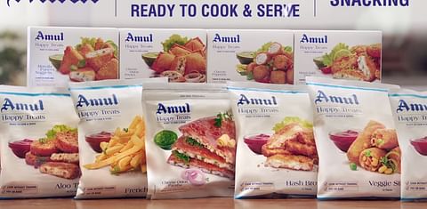 Banas Dairy, part of the Gujarat Cooperative Milk Marketing Federation (GCMMF) markets a potato product branded 'Amul Happy Treats'.