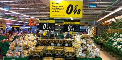 Andalusian early potatoes promoted in Spanish supermarkets