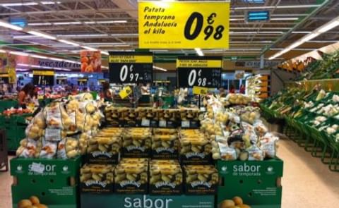 Andalusian Early potatoes promoted in Spanish supermarkets Andalusian Early potatoes promoted in Spanish supermarkets