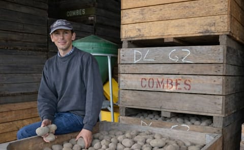 Potato Farmer Andrew Combes Rabobank Simplot Young Potato Grower of the year. Potato Farmer Andrew Combes Rabobank Simplot Young Potato Grower of the year.