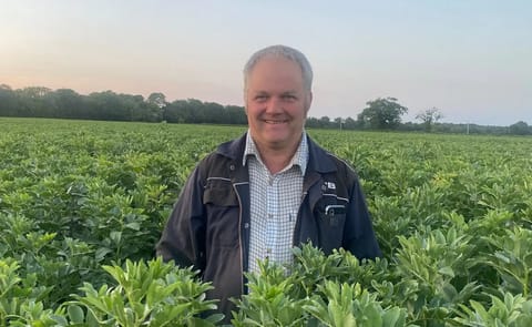Andrew Wilson, a potato grower near Slingsby, York, stands in a field as part of his sustainable farming system, highlighting the role of long crop rotations in improving soil health and strengthening British potato production. Andrew Wilson, a potato grower near Slingsby, York, stands in a field as part of his sustainable farming system, highlighting the role of long crop rotations in improving soil health and strengthening British potato production.
