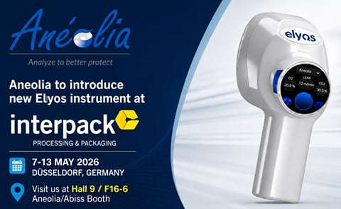 Aneolia will showcase its new Elyos portable gas and leak detector alongside the Oxylos and Exos instruments during live demonstrations at interpack 2026 in Düsseldorf, Germany. Aneolia will showcase its new Elyos portable gas and leak detector alongside the Oxylos and Exos instruments during live demonstrations at interpack 2026 in Düsseldorf, Germany.