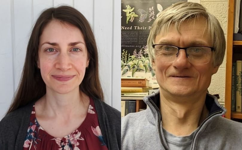 Gina Angelella, Principal Investigator, a research entomologist for the USDA-ARS, Andrei Alyokhin a professor of applied entomology at the University of Maine