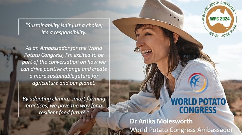 Anika Molesworth, Ambassador at World Potato Congress 2024 Anika Molesworth, Ambassador at World Potato Congress 2024
