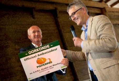 ANWB Directeur Guido van Woerkom officieel ambassadeur pieperpad ANWB Directeur Guido van Woerkom officieel ambassadeur pieperpad